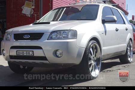 24x10 Lenso Concerto - BKI on FORD TERRITORY