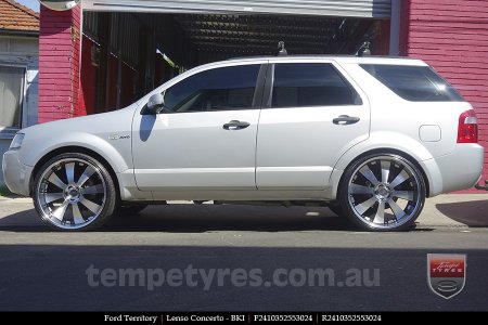 24x10 Lenso Concerto - BKI on FORD TERRITORY