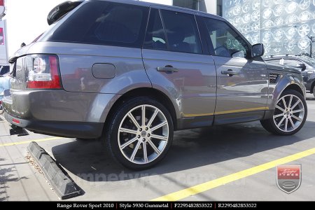 22x9.5 Style5930 Gunmetal on RANGE ROVER SPORT