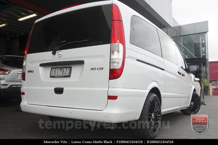 18x8.0 Lenso Como Black on MERCEDES VITO