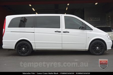 18x8.0 Lenso Como Black on MERCEDES VITO