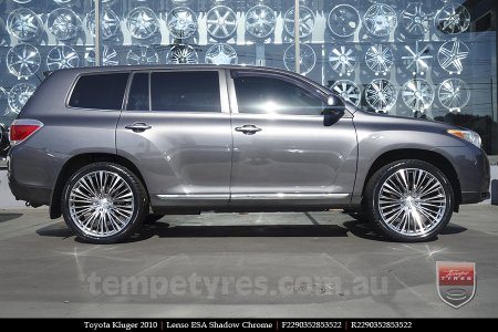 22x9.0 Lenso ESA on TOYOTA KLUGER
