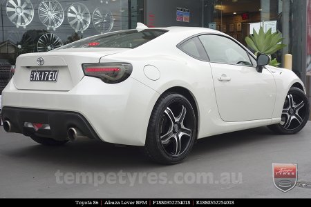 18x8.0 Akuza Lever BFM on TOYOTA 86