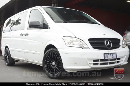 18x8.0 Lenso Como Black on MERCEDES VITO