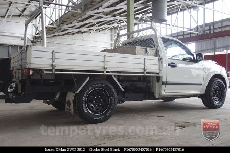 16x7.0 Gecko Steel Black on ISUZU D-MAX 