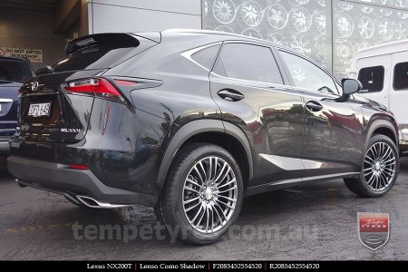 20x8.5 Lenso Como Shadow on LEXUS NX