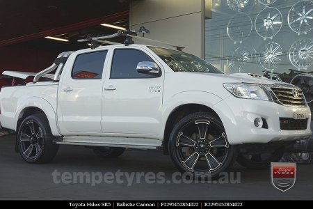 22x9.5 Ballistic Cannon on TOYOTA HILUX