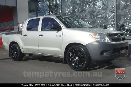 20x8.5 20x10 Sothis SC101 GB on TOYOTA HILUX