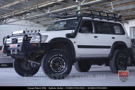 15x8.0 Ballistic Bullet on NISSAN PATROL