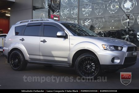 18x8.0 18x9.0 Lenso Conquista 5 SB CQ5 on MITSUBISHI OUTLANDER