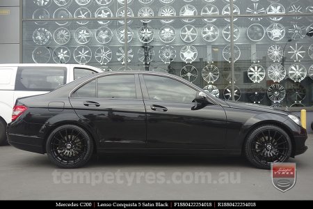 18x8.0 18x9.0 Lenso Conquista 5 SB CQ5 on MERCEDES C-Class