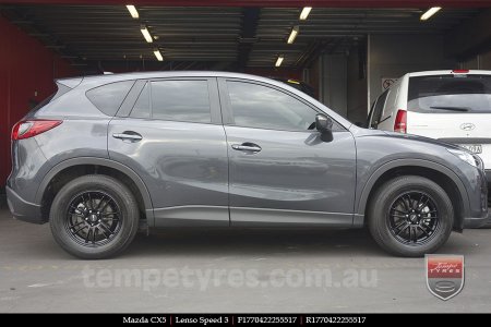17x7.0 Lenso Speed 3 SP3 on MAZDA CX5