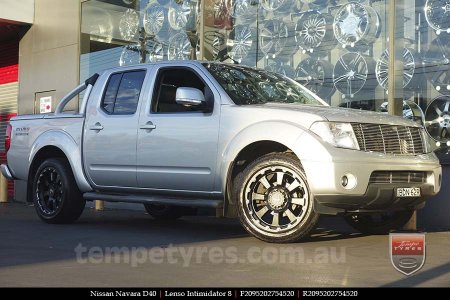 20x9.5 Lenso Intimidator 8 IM8 on NISSAN NAVARA D40 