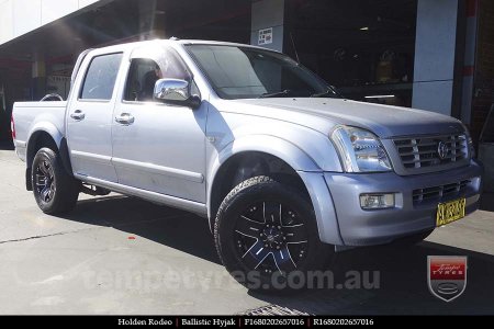 16x8.0 Ballistic Hyjak on HOLDEN RODEO