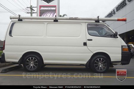 15x6.5 Menzari 0468 on TOYOTA HIACE 