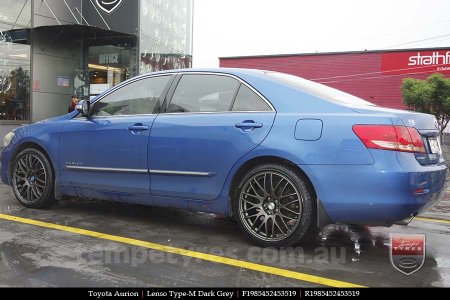 19x8.5 Lenso Type-M DG on TOYOTA AURION