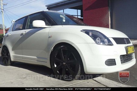 17x7.0 Incubus RS Flawless 0450 on SUZUKI SWIFT