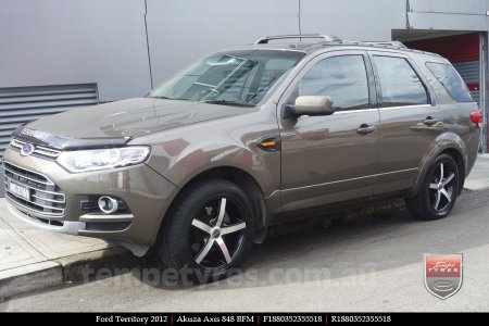 18x8.0 Akuza Axis 848 BFM on FORD TERRITORY