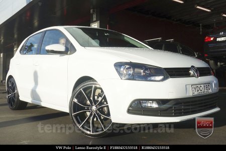 18x8.0 Lenso Eurostyle E ESE on VW POLO