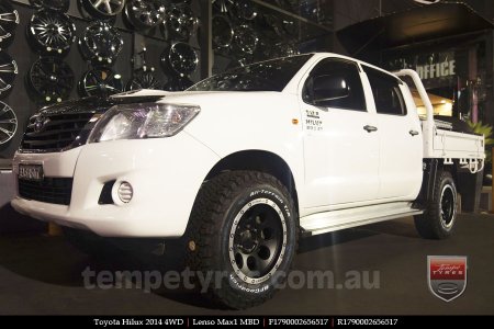 17x9.0 Lenso Max1 MBD on TOYOTA HILUX