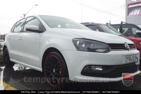 17x7.0 Lenso Type-M - MBRG on VW POLO