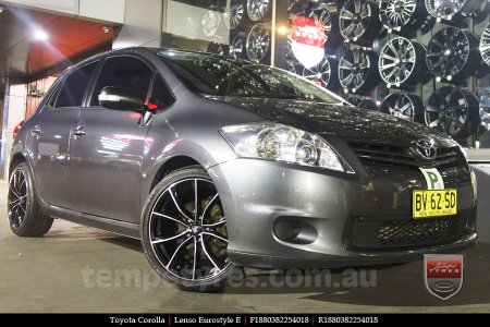 18x8.0 Lenso Eurostyle E ESE on TOYOTA COROLLA