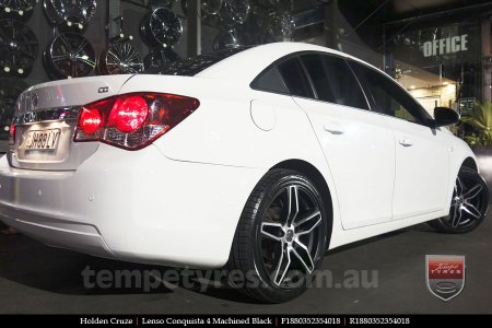 18x8.0 18x9.0 Lenso Conquista 4 CQ4 on HOLDEN CRUZE