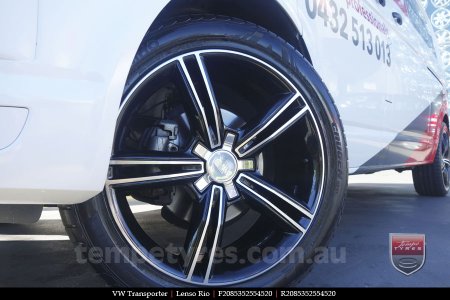 20x8.5 Lenso Rio on VW TRANSPORTER