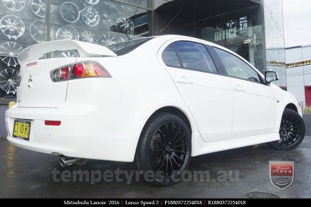 18x8.0 Lenso Speed 2 SP2 on MITSUBISHI LANCER