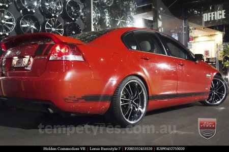 20x8.5 20x9.5 Lenso Eurostyle 7 ES7 on HOLDEN COMMODORE VE