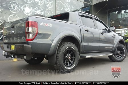 17x9.0 Ballistic Razorback on FORD RANGER WILDTRAK