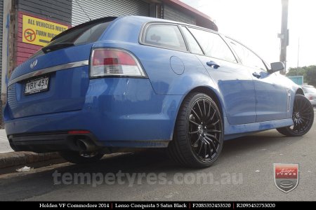 20x8.5 20x9.5 Lenso Conquista 5 SB CQ5 on HOLDEN COMMODORE VF