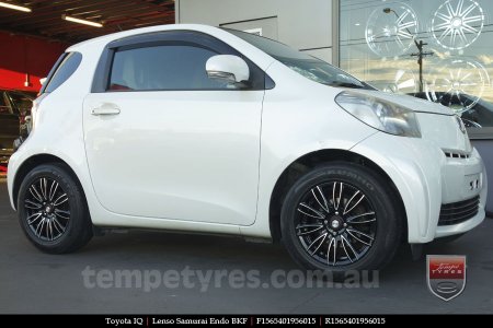 15x6.5 Samurai Endo BKF on TOYOTA IQ