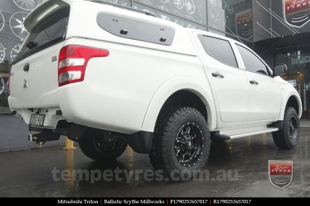 17x9.0 Ballistic Scythe Millworks on MITSUBISHI TRITON