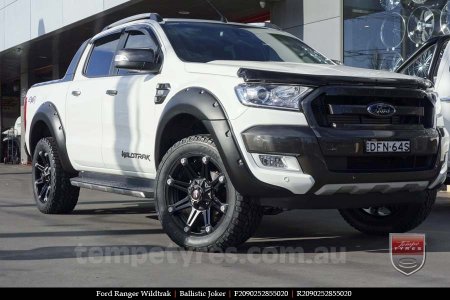 20x9.0 Ballistic Joker FB on FORD RANGER WILDTRAK