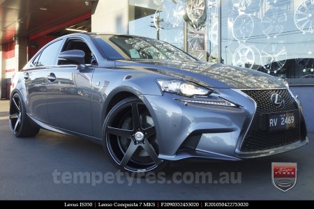 20x9.0 20x10.5 Lenso Conquista 7 MKS CQ7 on LEXUS IS