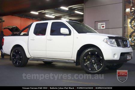 20x9.0 Ballistic Joker FB on NISSAN NAVARA D40 