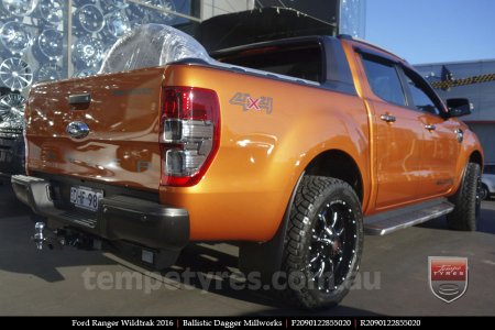 20x9.0 Ballistic Dagger BFM on FORD RANGER WILDTRAK