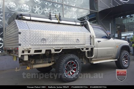 16x8.0 Ballistic Jester FBMT on NISSAN PATROL