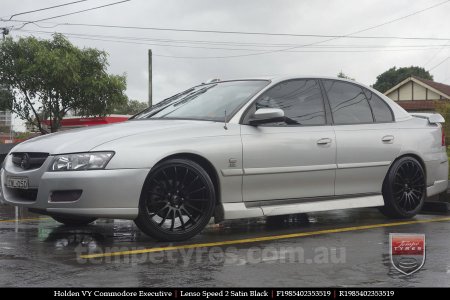 19x8.5 19x9.5 Lenso Speed 2 SP2 on HOLDEN COMMODORE VY