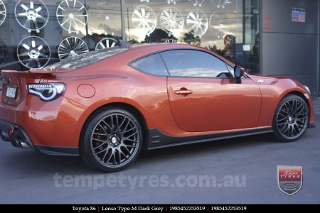 19x8.5 Lenso Type-M DG on TOYOTA 86