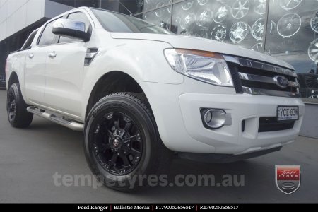 17x9.0 Ballistic Morax on FORD RANGER