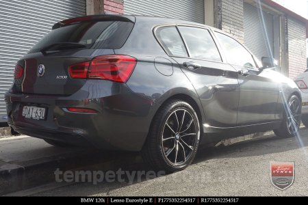 17x7.5 Lenso Eurostyle E ESE on BMW 1 SERIES