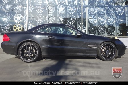 19x8.0 19x9.0 Y463 Black on MERCEDES SL-Class