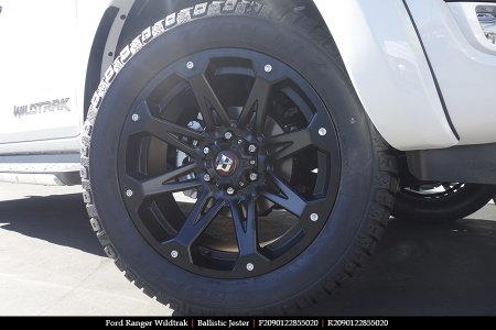 20x9.0 Ballistic Jester on FORD RANGER WILDTRAK