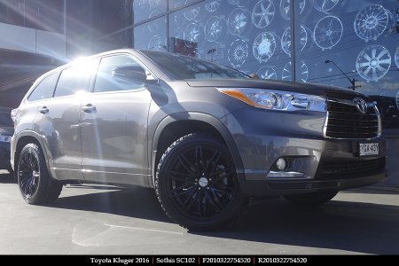 20x8.5 20x10 Sothis SC102 GB on TOYOTA KLUGER