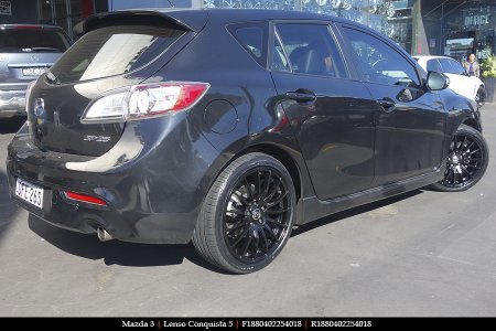 18x8.0 18x9.0 Lenso Conquista 5 SB CQ5 on MAZDA 3