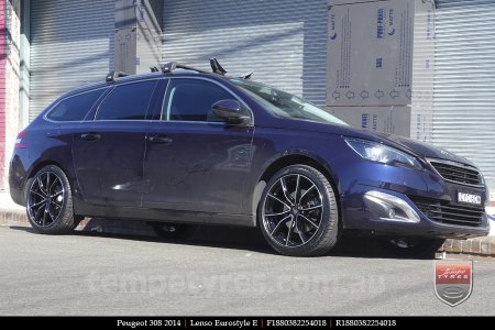 18x8.0 Lenso Eurostyle E ESE on PEUGEOT 308