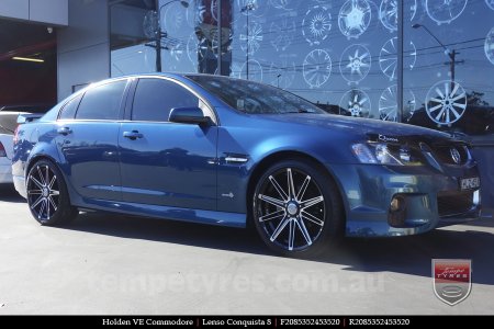 20x8.5 20x9.5 Lenso Conquista 8 CQ8 on HOLDEN COMMODORE VE