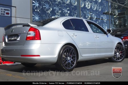 18x8.0 Lenso TZ Seven on SKODA OCTAVIA